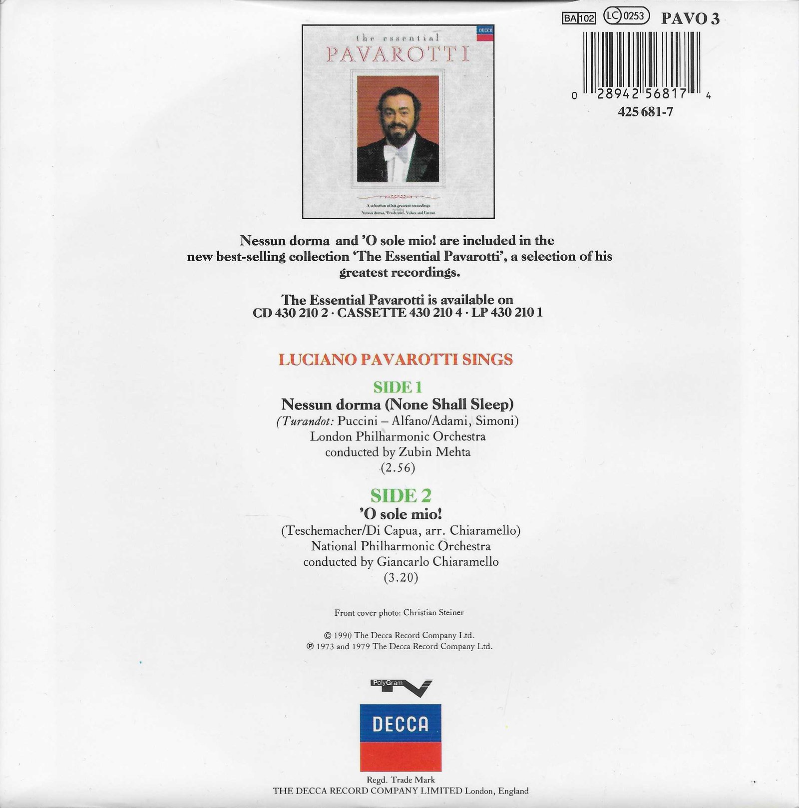 Back cover of PAVO 3